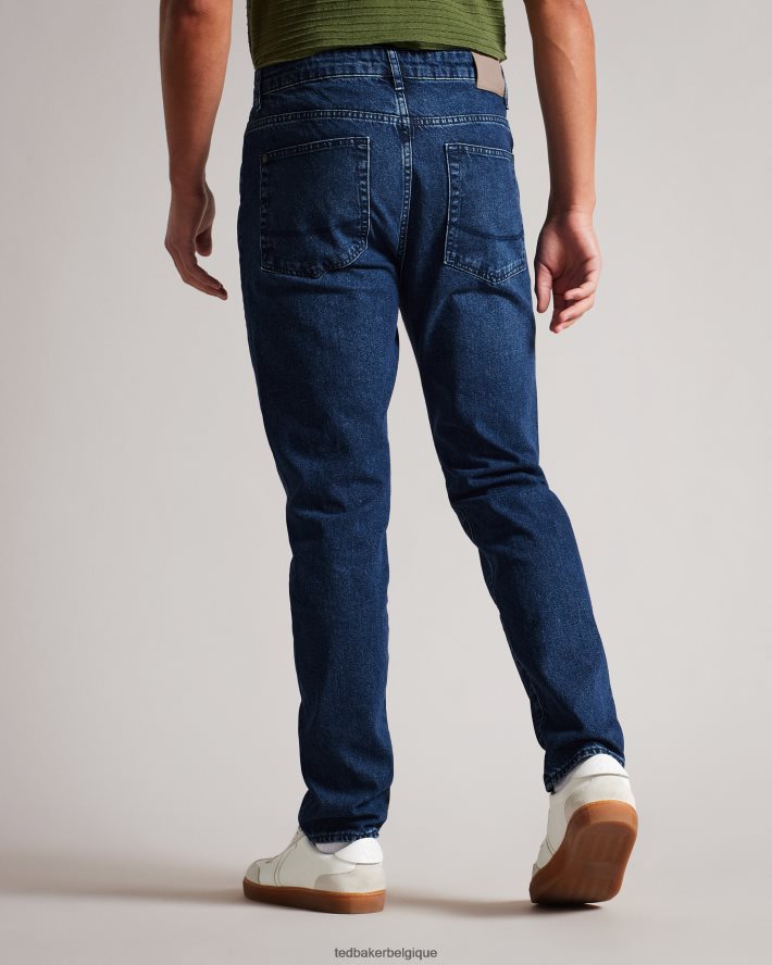être Ted Baker Hommes jean strtfo à jambe slim bleu moyen FR8J421438 vêtements