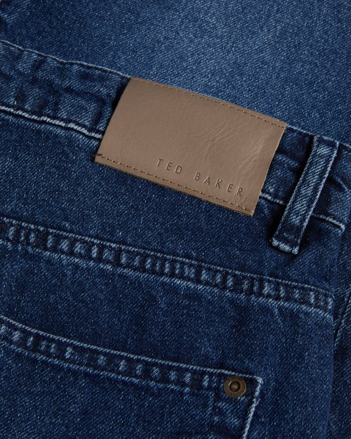 être Ted Baker Hommes jean strtfo à jambe slim bleu moyen FR8J421438 vêtements