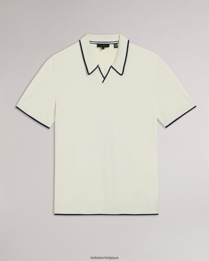 être Ted Baker Hommes polo en rayonne à manches courtes Stortfo pierre FR8J421502 vêtements