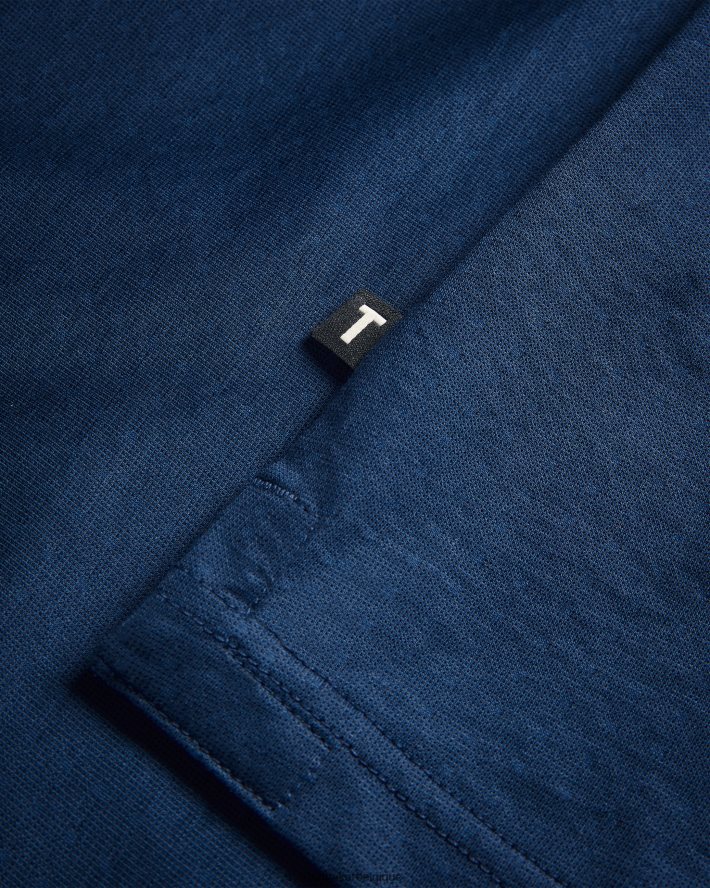 être Ted Baker Hommes polo à manches courtes allard bleu marine FR8J421274 vêtements