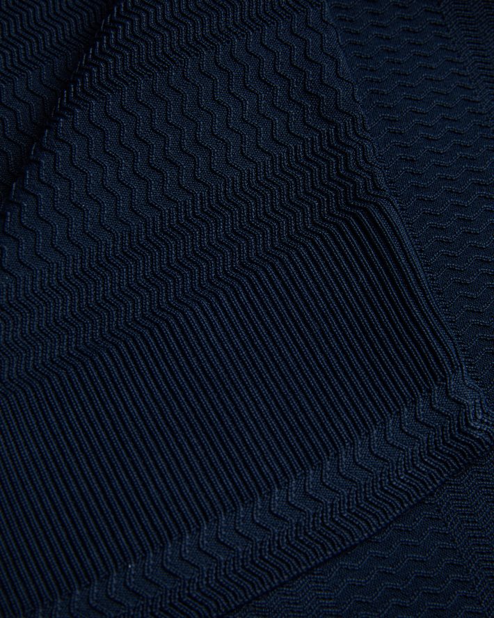 être Ted Baker Hommes polo texturé à manches courtes stree marine FR8J421340 vêtements