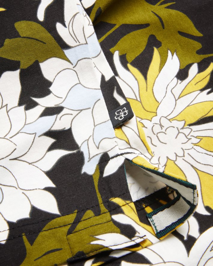 être Ted Baker Hommes t-shirt fleuri à manches courtes et imprimé floral multicolore FR8J421316 vêtements