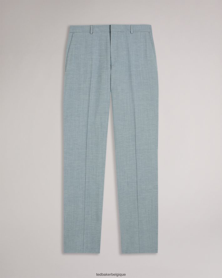 être Ted Baker Hommes Benonts - Pantalon de costume en laine mélangée gris clair FR8J421617 vêtements