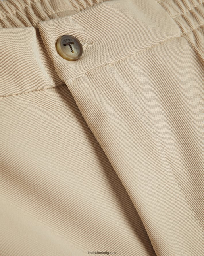 être Ted Baker Hommes Rodny Irvine - Pantalon slim élastiqué pierre FR8J421503 vêtements