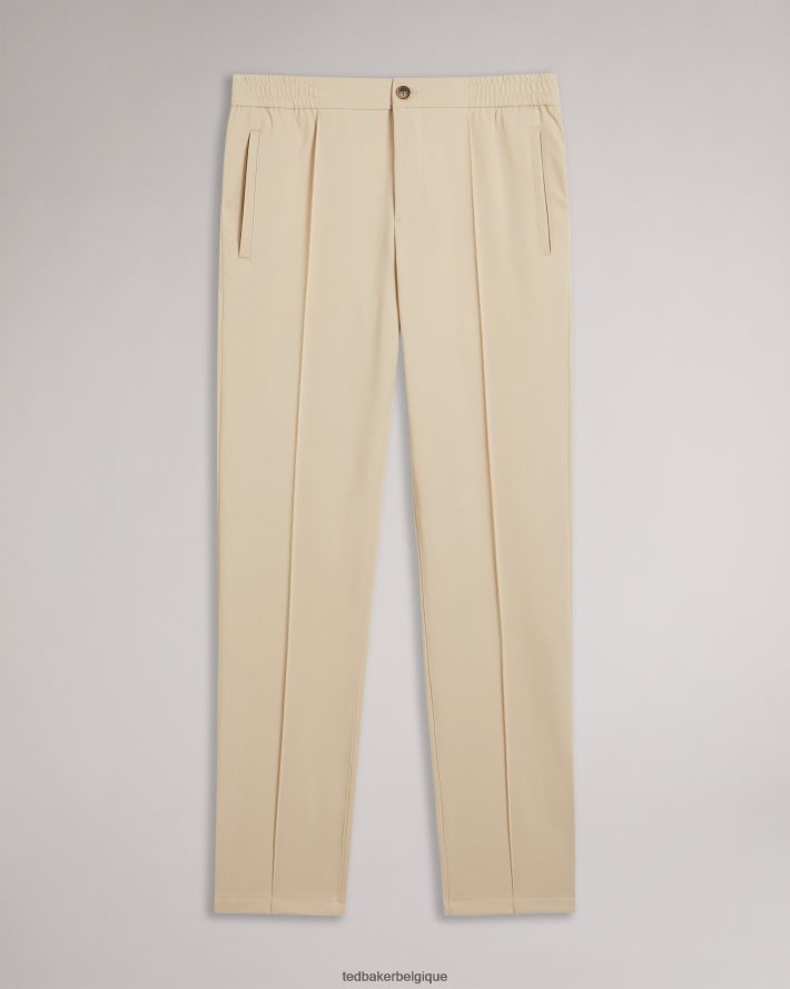 être Ted Baker Hommes Rodny Irvine - Pantalon slim élastiqué pierre FR8J421503 vêtements