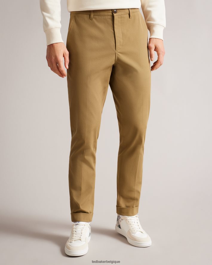 être Ted Baker Hommes pantalon cargo coupe leef camburn brun-bronzage FR8J421279 vêtements
