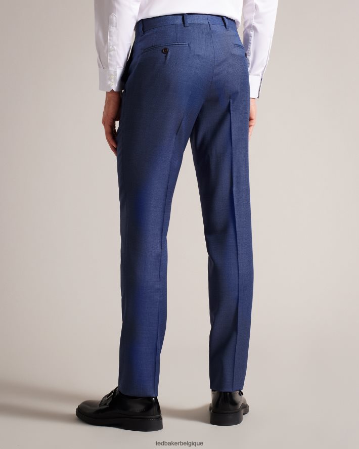 être Ted Baker Hommes pantalon de costume en laine bleu marine upsalat marine FR8J421611 vêtements