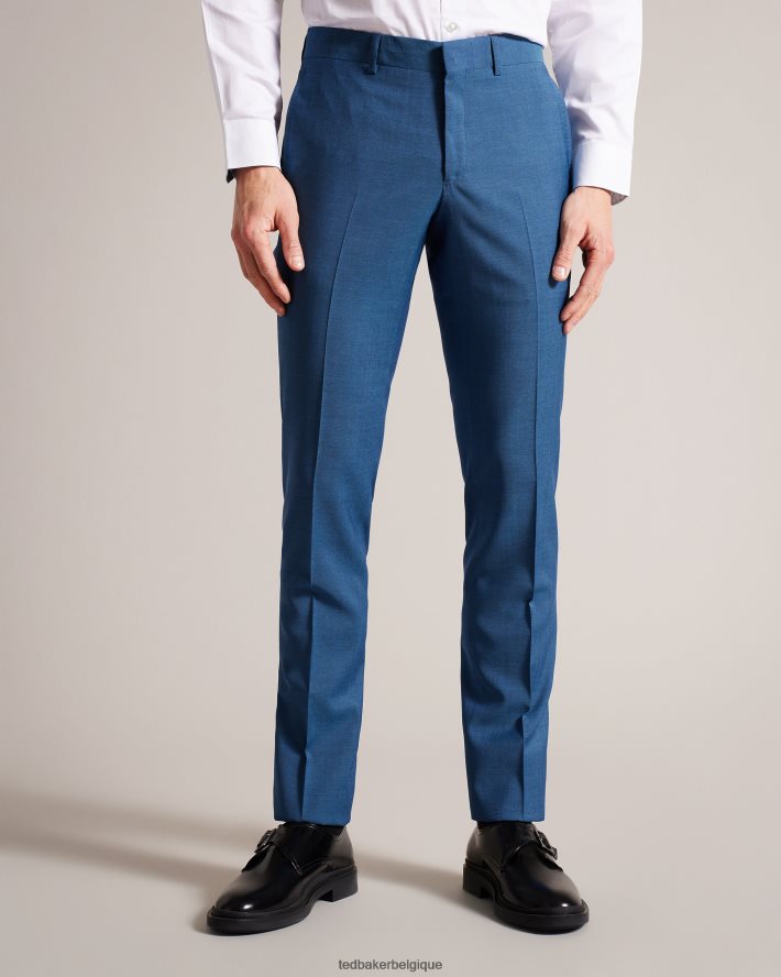 être Ted Baker Hommes pantalon de costume en peau de requin bleu marine siouxt marine FR8J421475 vêtements