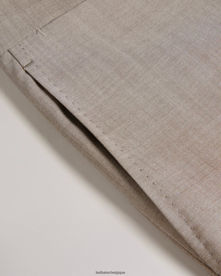 être Ted Baker Hommes pantalon de costume en peau de requin en pure laine alconat naturel FR8J421543 vêtements