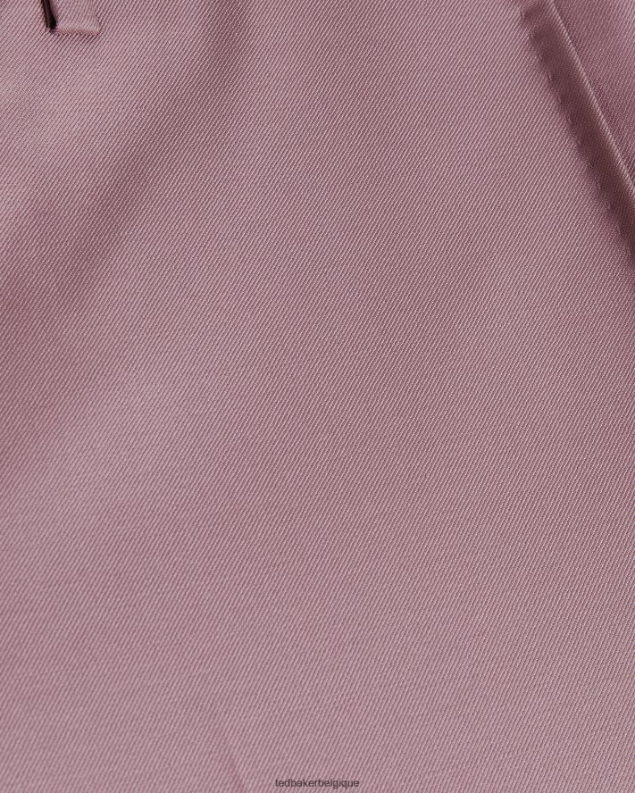 être Ted Baker Hommes pantalon de costume en pure laine ignacet rose FR8J421552 vêtements