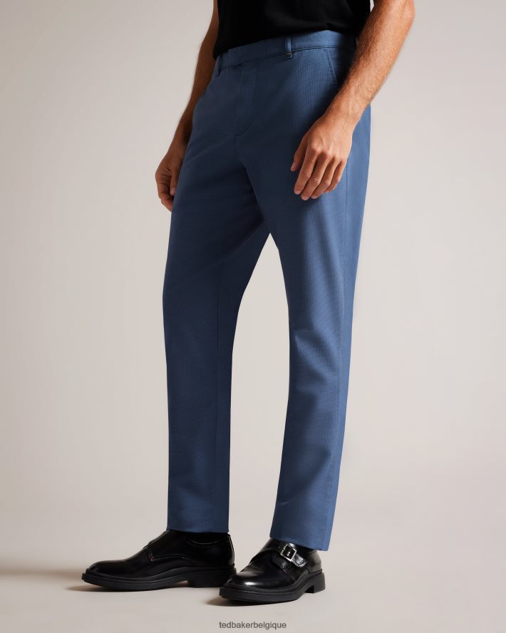 être Ted Baker Hommes portmay - pantalon slim pied-de-poule marine FR8J421437 vêtements