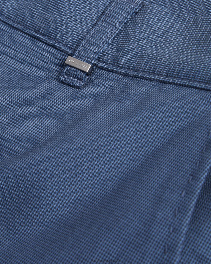 être Ted Baker Hommes portmay - pantalon slim pied-de-poule marine FR8J421437 vêtements