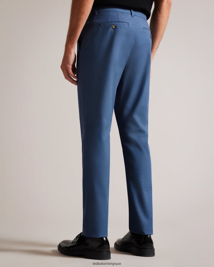 être Ted Baker Hommes portmay - pantalon slim pied-de-poule marine FR8J421437 vêtements