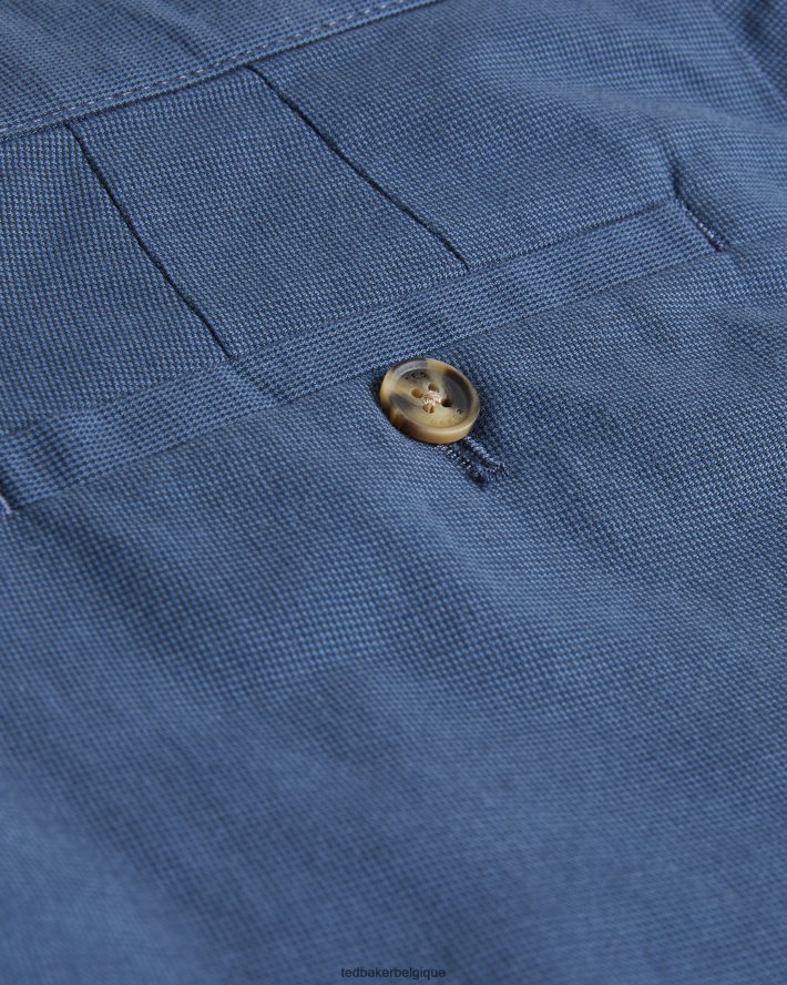 être Ted Baker Hommes portmay - pantalon slim pied-de-poule marine FR8J421437 vêtements