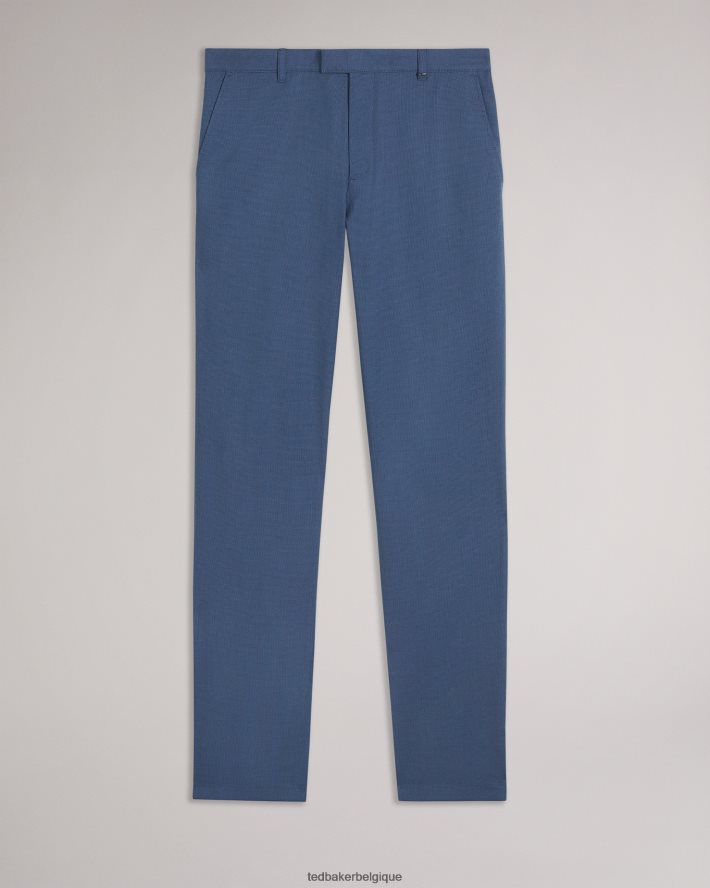 être Ted Baker Hommes portmay - pantalon slim pied-de-poule marine FR8J421437 vêtements