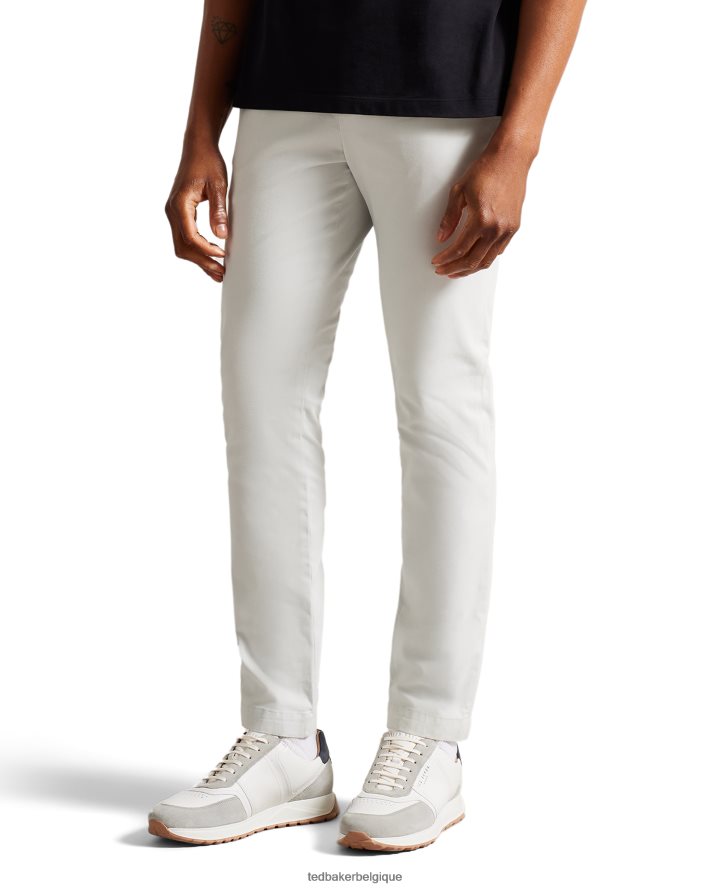 être Ted Baker Hommes chino slim genay gris clair FR8J421403 vêtements