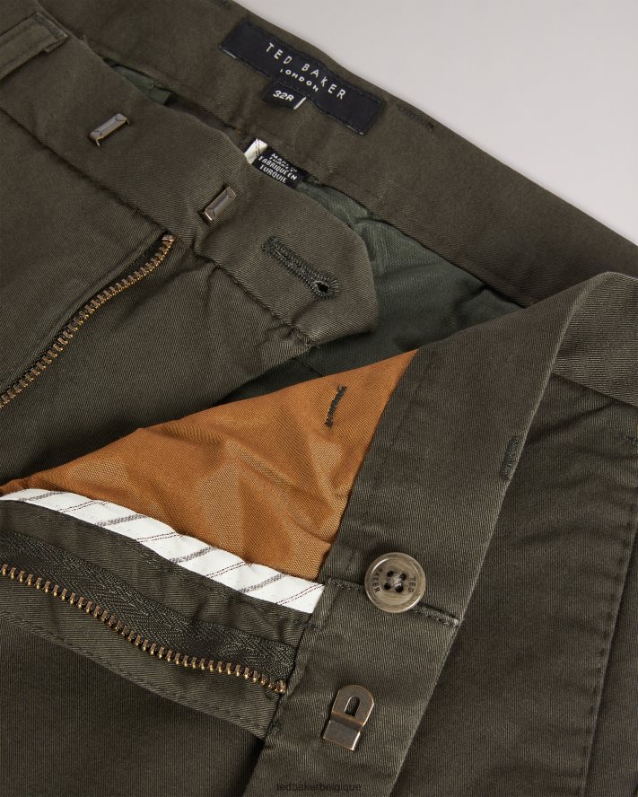 être Ted Baker Hommes chino slim genay kaki FR8J421401 vêtements