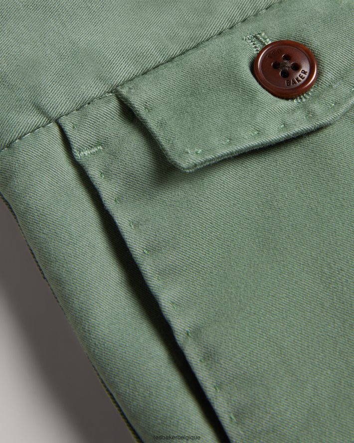 être Ted Baker Hommes chino slim genay olive FR8J421575 vêtements