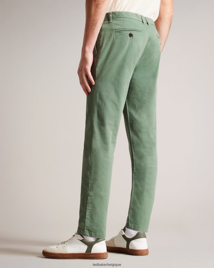 être Ted Baker Hommes chino slim genay olive FR8J421575 vêtements