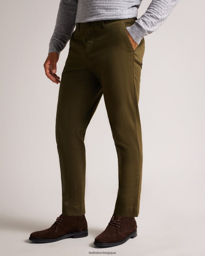 être Ted Baker Hommes genbee - chino décontracté et décontracté kaki FR8J421556 vêtements