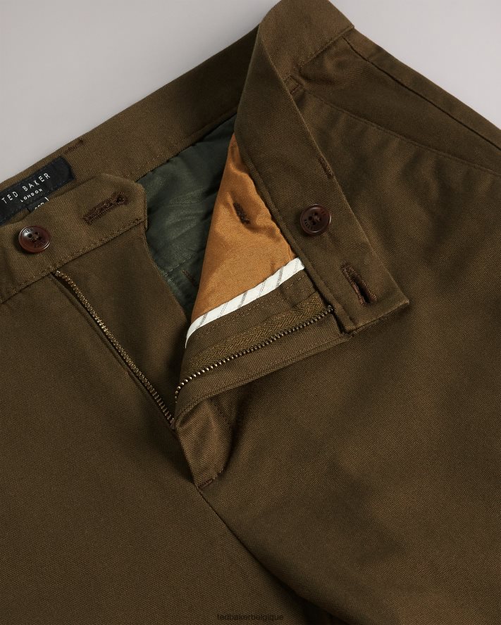 être Ted Baker Hommes genbee - chino décontracté et décontracté kaki FR8J421556 vêtements