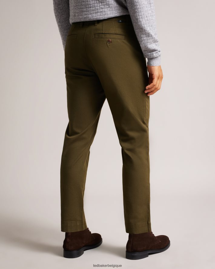 être Ted Baker Hommes genbee - chino décontracté et décontracté kaki FR8J421556 vêtements