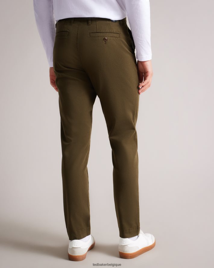 être Ted Baker Hommes genbee - chino décontracté et décontracté kaki FR8J421556 vêtements