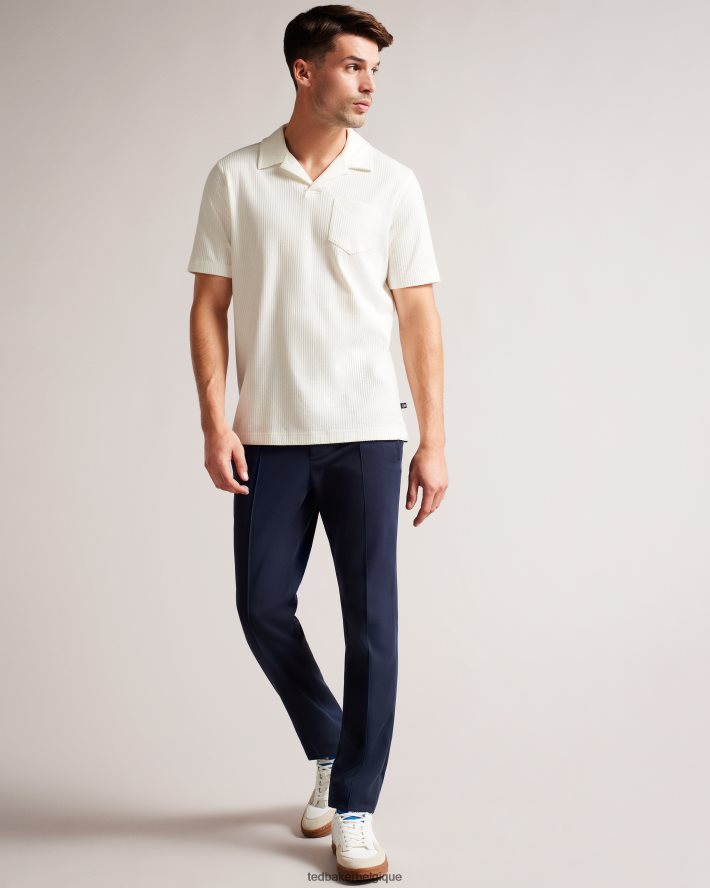 être Ted Baker Hommes polo coupe classique arkes blanc FR8J421393 vêtements