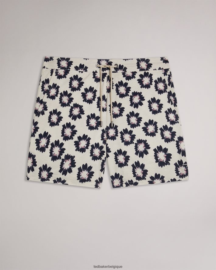 être Ted Baker Hommes Wiklie - short de bain à imprimé floral pierre FR8J421553 vêtements