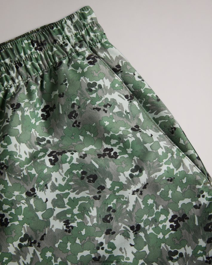 être Ted Baker Hommes kita - short de bain à imprimé floral camouflage kaki FR8J421545 vêtements
