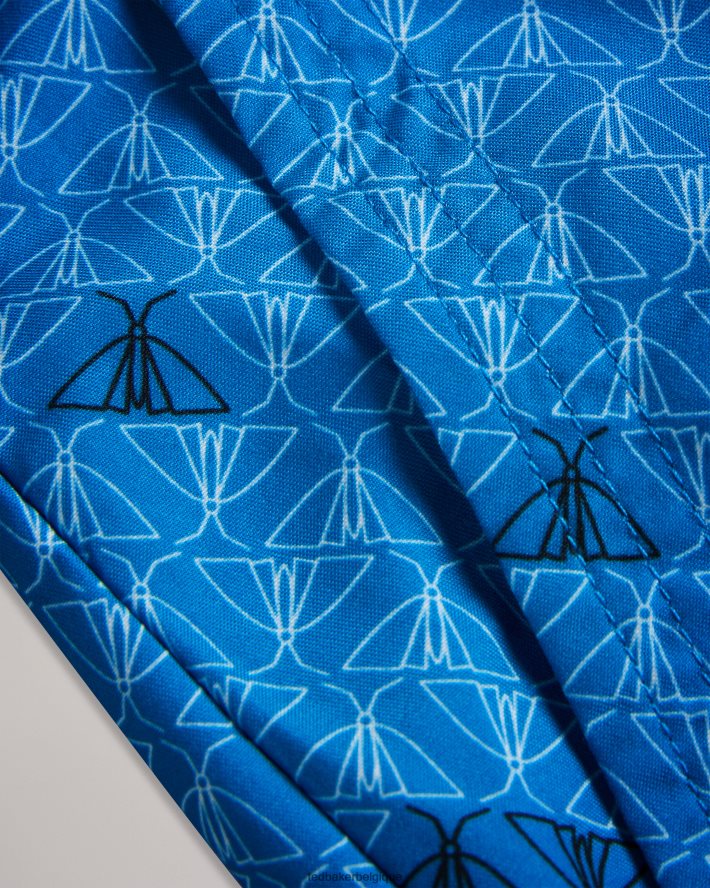 être Ted Baker Hommes renshaw - short de bain à imprimé papillon bleu FR8J421432 vêtements