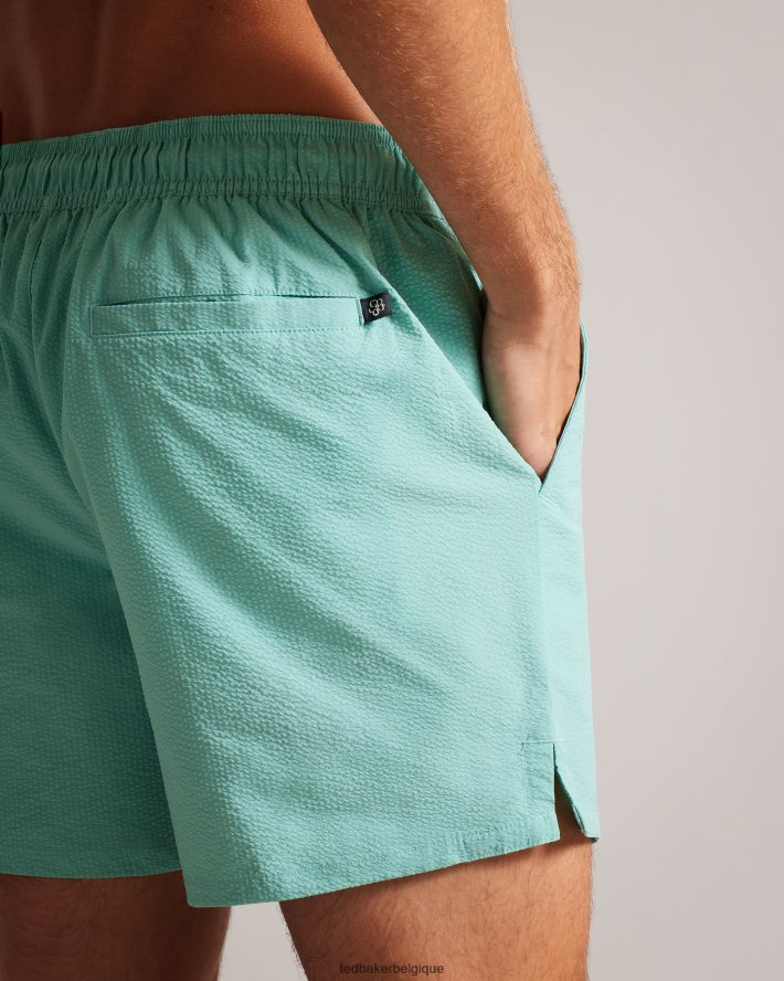 être Ted Baker Hommes short de bain texturé uni colne menthe FR8J421453 vêtements