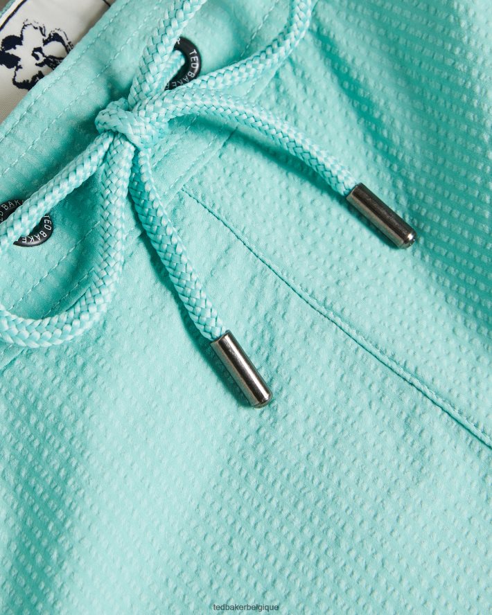 être Ted Baker Hommes short de bain texturé uni colne menthe FR8J421453 vêtements