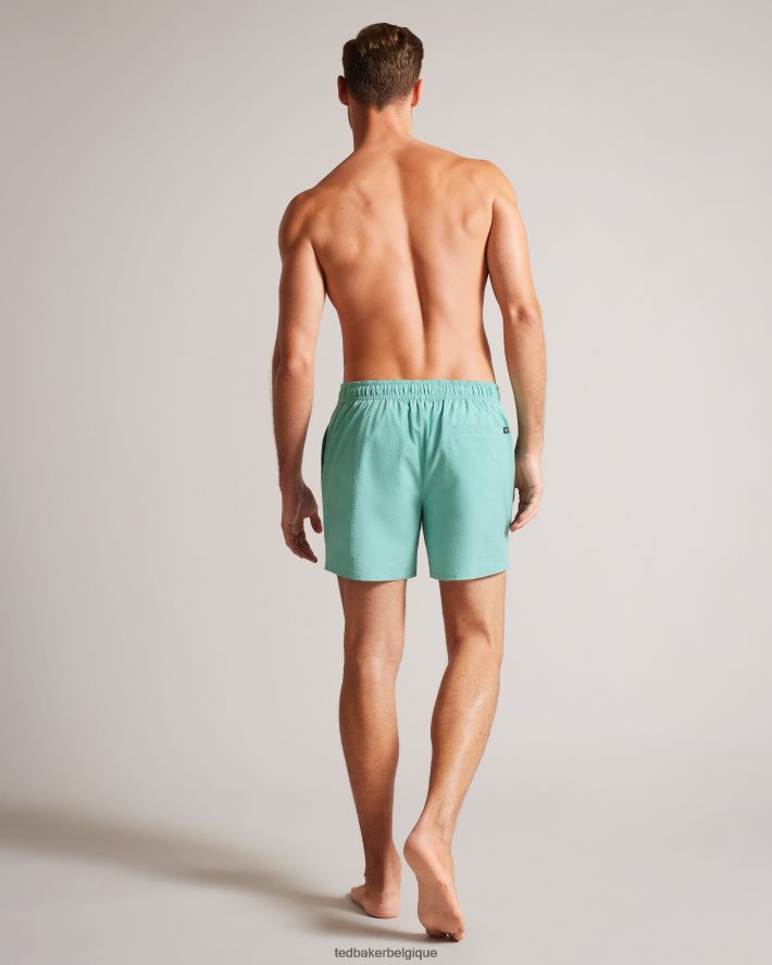 être Ted Baker Hommes short de bain texturé uni colne menthe FR8J421453 vêtements
