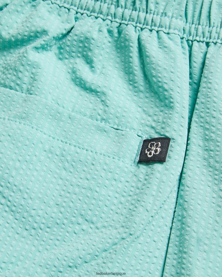être Ted Baker Hommes short de bain texturé uni colne menthe FR8J421453 vêtements