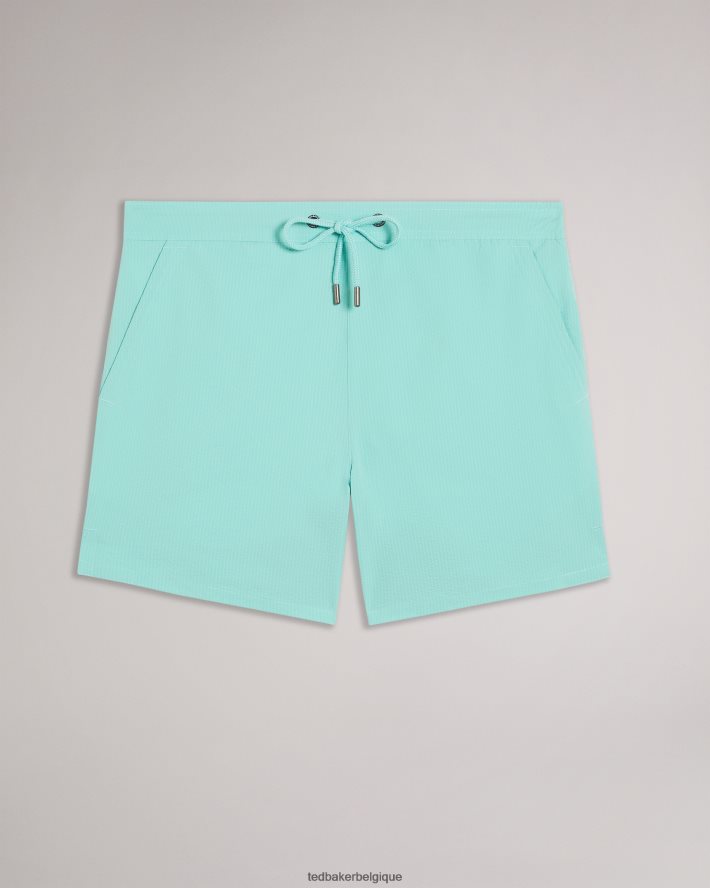 être Ted Baker Hommes short de bain texturé uni colne menthe FR8J421453 vêtements