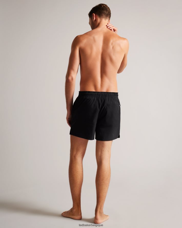 être Ted Baker Hommes short de bain texturé uni colne noir FR8J421446 vêtements