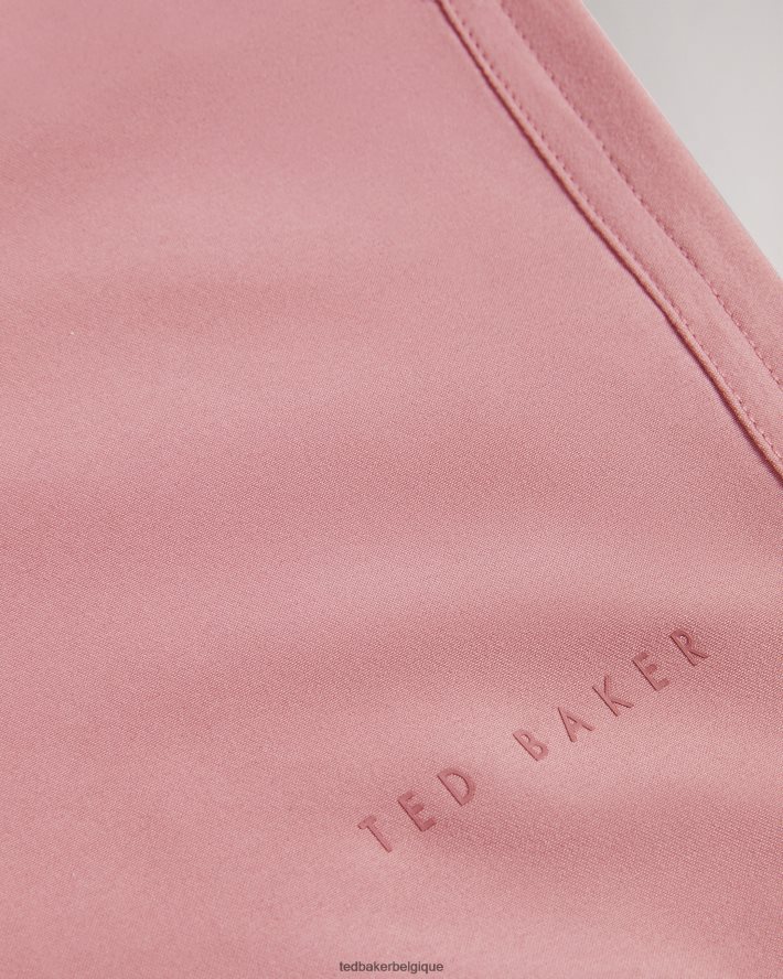 être Ted Baker Hommes short de bain uni Hiltree rose FR8J421470 vêtements