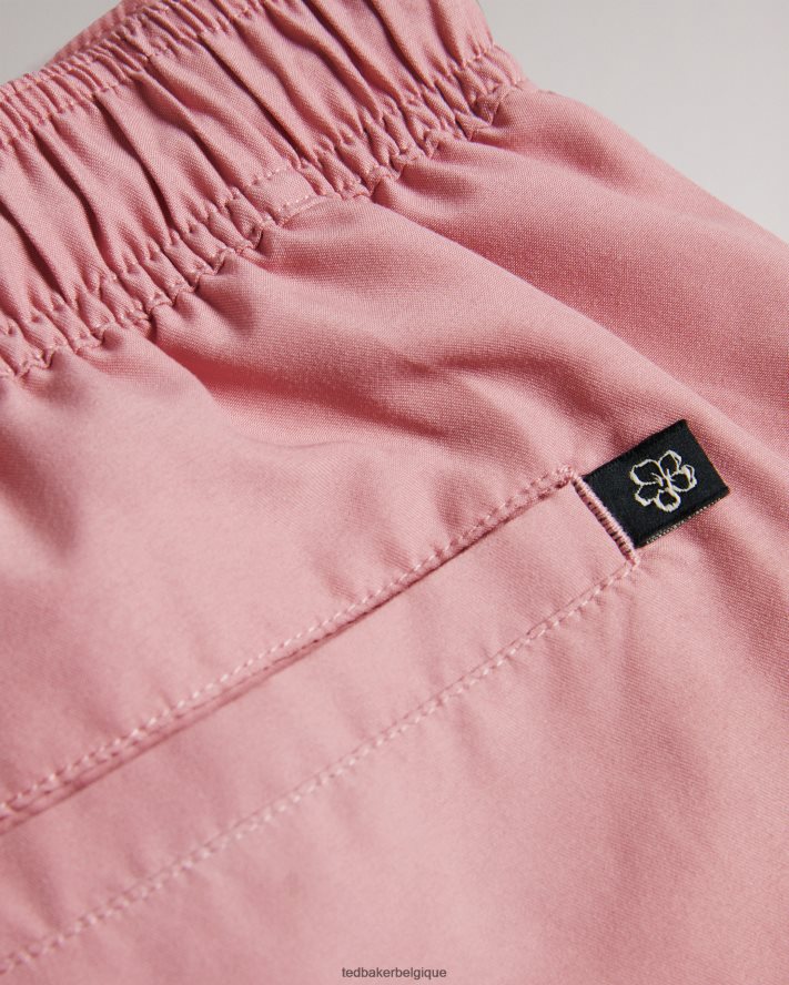 être Ted Baker Hommes short de bain uni Hiltree rose FR8J421470 vêtements