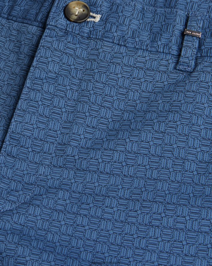 être Ted Baker Hommes gomer short géométrique coupe classique marine FR8J421442 vêtements