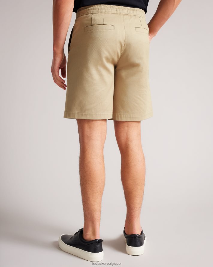 être Ted Baker Hommes mordon short en sergé à cordon de serrage naturel FR8J421590 vêtements