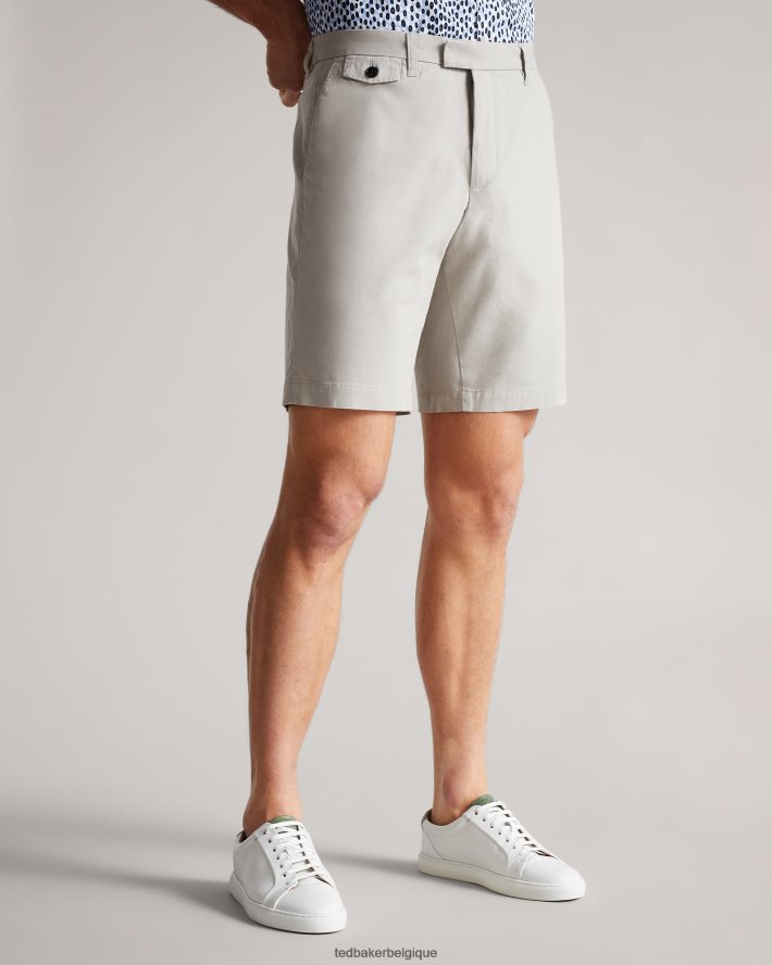 être Ted Baker Hommes short chino ashfrd gris clair FR8J421343 vêtements