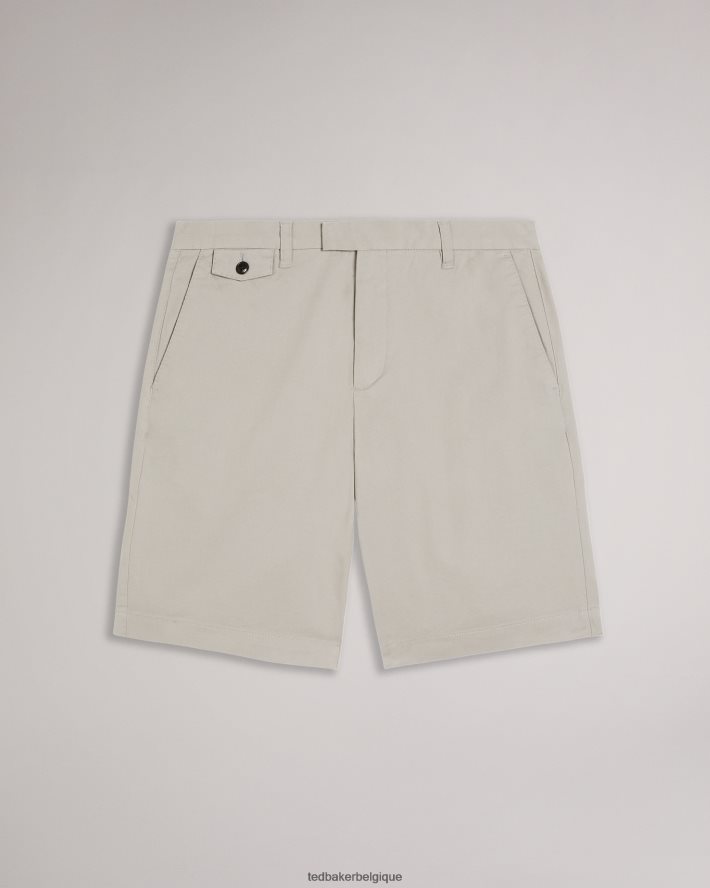 être Ted Baker Hommes short chino ashfrd gris clair FR8J421343 vêtements