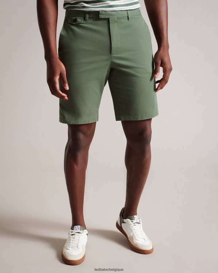 être Ted Baker Hommes short chino ashfrd olive FR8J421372 vêtements