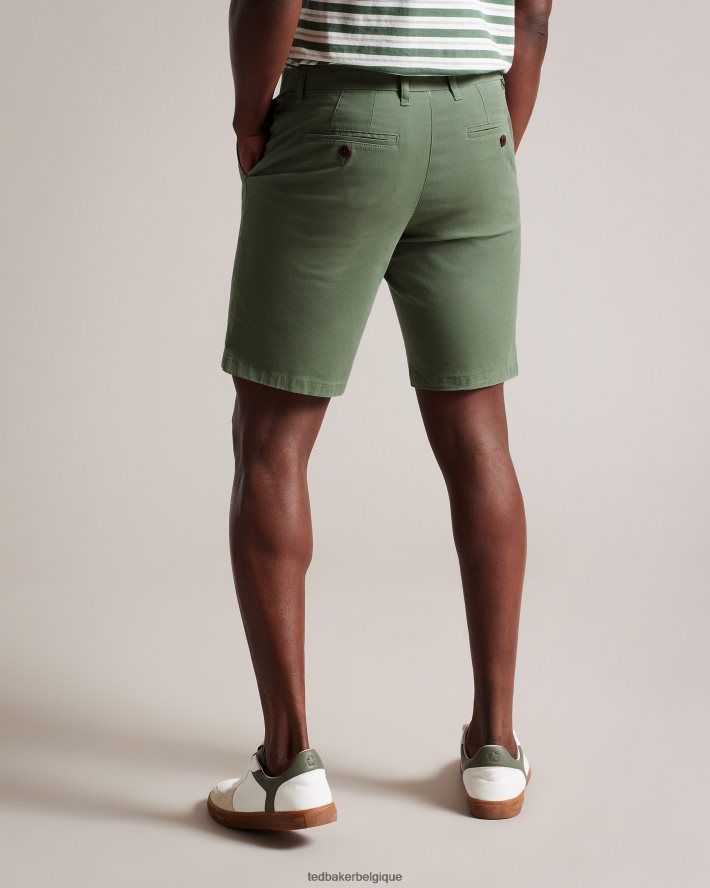 être Ted Baker Hommes short chino ashfrd olive FR8J421372 vêtements
