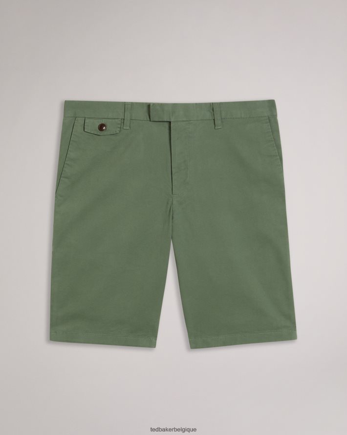 être Ted Baker Hommes short chino ashfrd olive FR8J421372 vêtements