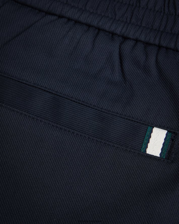 être Ted Baker Hommes short en coton élastiqué creswel marine FR8J421493 vêtements