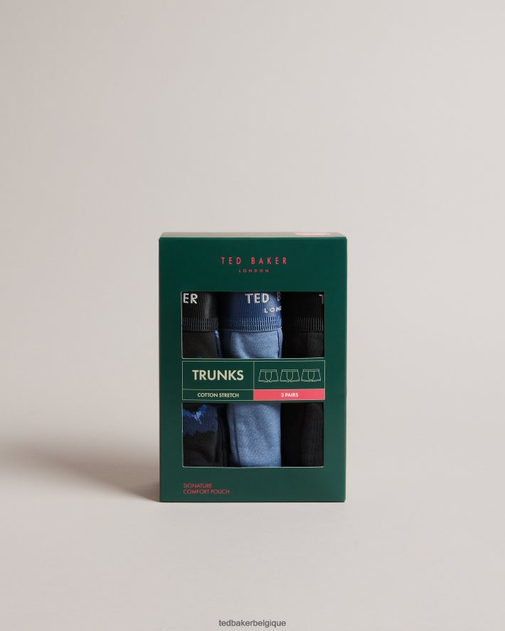 être Ted Baker Hommes lot de 3 boxers assortis gaspard assorti FR8J421555 vêtements