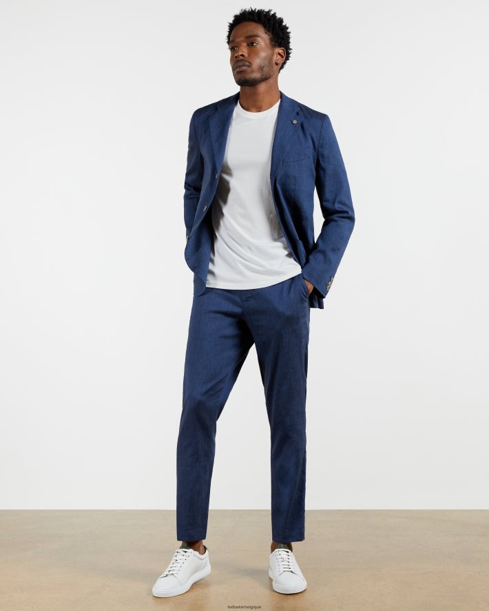 être Ted Baker Hommes t-shirt coupe régulière funda ss blanc FR8J421623 vêtements