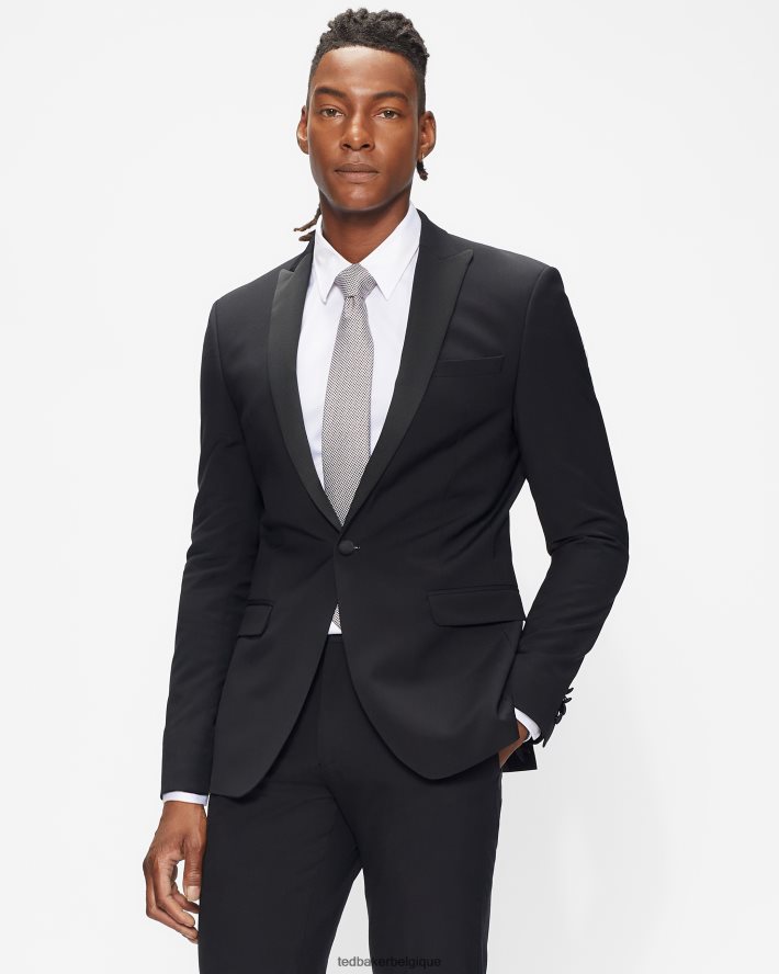 être Ted Baker Hommes ambjs - veste de smoking coupe slim noir FR8J421459 vêtements